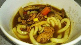 ☆リメイク☆定番のカレーうどん