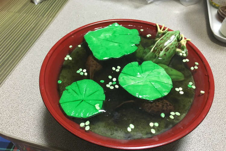 洋菓子細工 蛙のレアチーズケーキ グロ注 レシピ 作り方 By 桜と桃ちゃん クックパッド