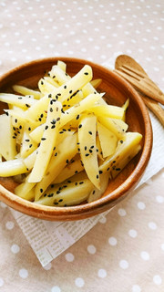 レンジで簡単☆じゃがいもの塩きんぴら。の写真
