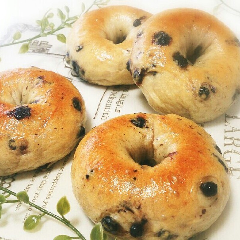 抹茶クリームチーズ入りベーグルのレシピ