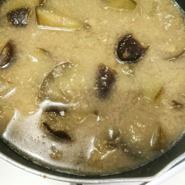 なべでん(なすの味噌煮込み
