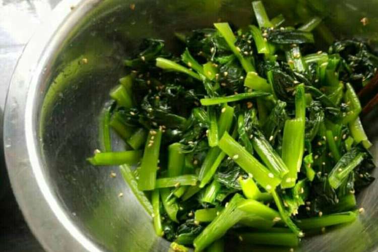 菜っ葉 青菜 ナムル レシピ 作り方 By ぼぶ氏 クックパッド 簡単おいしいみんなのレシピが376万品