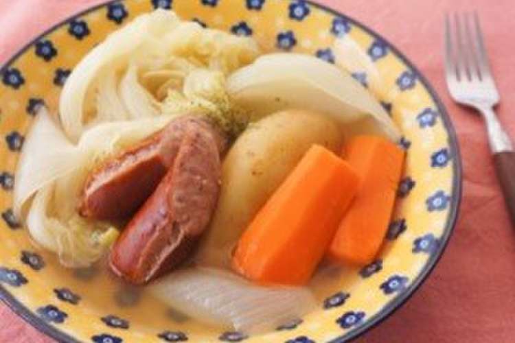 ゴロゴロ野菜とソーセージのポトフ レシピ 作り方 By こと味 クックパッド