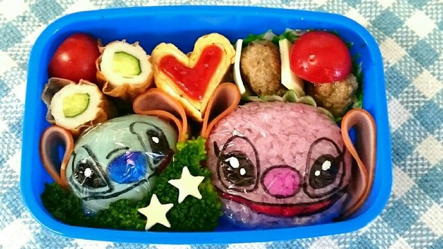 スティッチ エンジェル キャラ弁 レシピ 作り方 By Karin クックパッド 簡単おいしいみんなのレシピが359万品