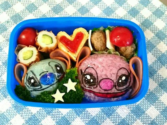 スティッチ エンジェル キャラ弁 By Karin クックパッド