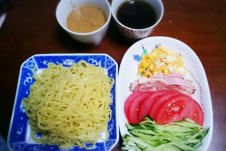 冷やし中華風つけ麺 超簡単タレアレンジ レシピ 作り方 By ダウダウです クックパッド 簡単おいしいみんなのレシピが377万品