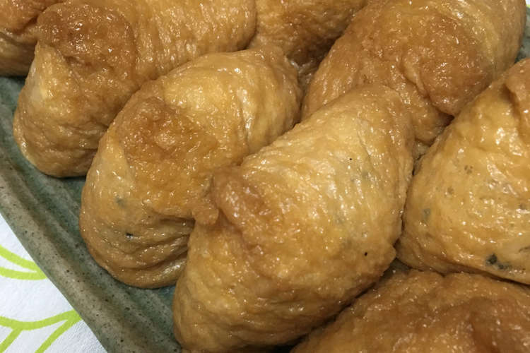 冷凍ok 調味料3つ 簡単いなりあげ レシピ 作り方 By まちゃみ ママ クックパッド 簡単おいしいみんなのレシピが361万品