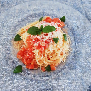 トマトの冷製カッペリーニ