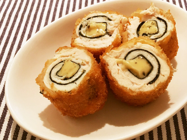 ささみ海苔チーズ巻きフライ レシピ 作り方 By Djn クックパッド 簡単おいしいみんなのレシピが360万品