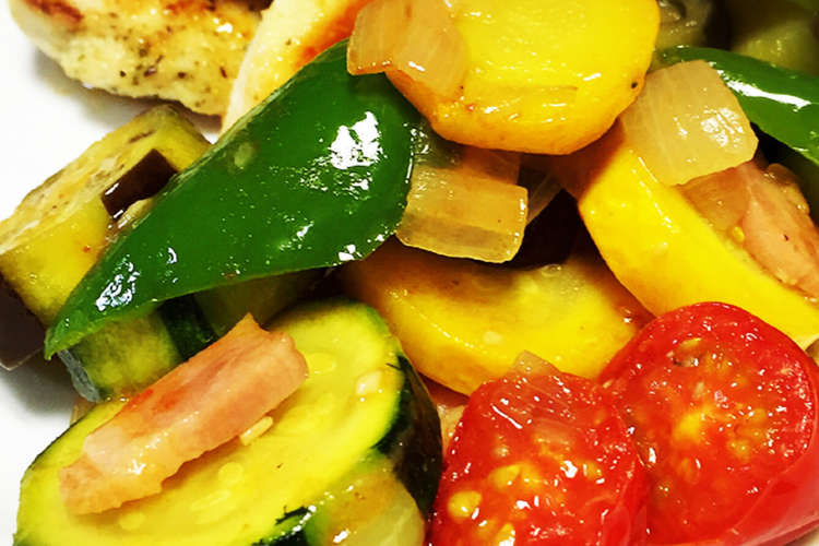 旨味がじゅわ 夏野菜炒め レシピ 作り方 By ささちゃんちの台所 クックパッド 簡単おいしいみんなのレシピが360万品