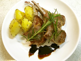 ★ラム肉ステーキ 柔らか美味 バルサミコ