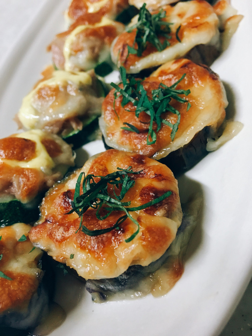 ナスの味噌チーズ焼き！大葉をのせて by ゆばーばキッチン 【クックパッド】 簡単おいしいみんなのレシピが350万品