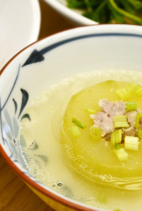 台湾☆大黄瓜の挽き肉詰めスープ