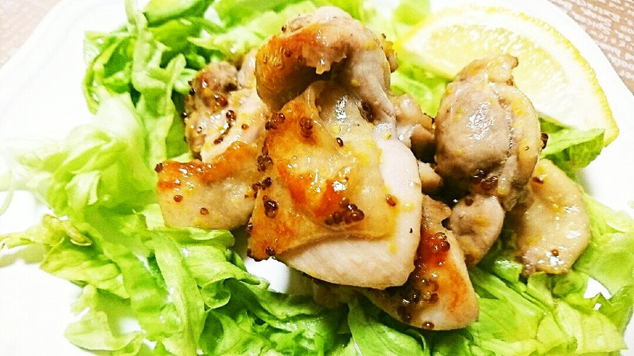 ハニーガーリック鶏もも肉のレシピ