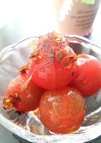 簡単☆プチトマトの煮浸し風