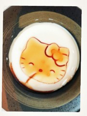 五秒で完成キティちゃん豆腐の写真