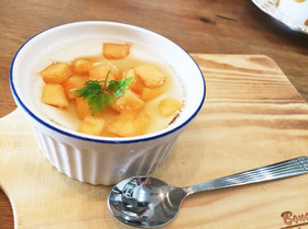 簡単☆材料少なめ☆ココナッツ豆乳ゼリー♡