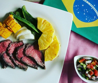 ブラジル料理シュラスコ風ローストビーフの写真