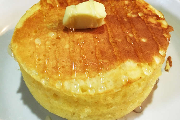 サクッフワッ な分厚いホットケーキ レシピ 作り方 By ひーmi赤パッソ クックパッド