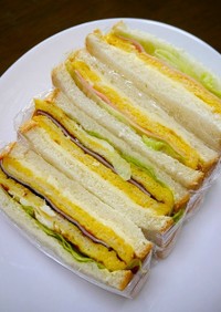 たまご(フレンチトースト)サンドイッチ
