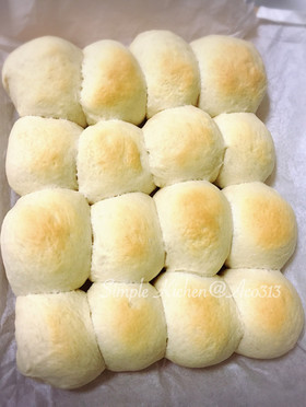 型無しでもOK!手ごねで簡単☆ちぎりパン