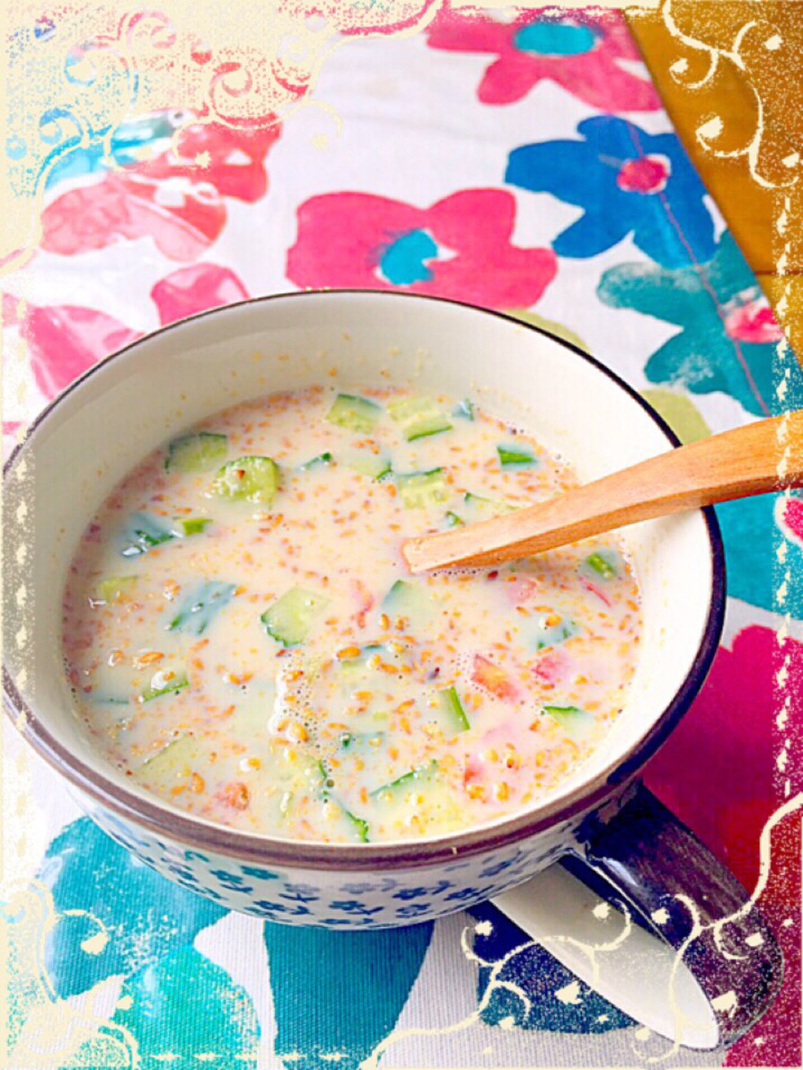 激ウマ☆簡単♡冷たい豆乳サラダスープの画像