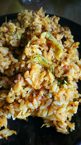 簡単!すぐ出来る!パラパラ納豆キムチ炒飯