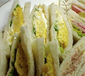 昔ながらの喫茶店の味:西アサヒの卵サンド