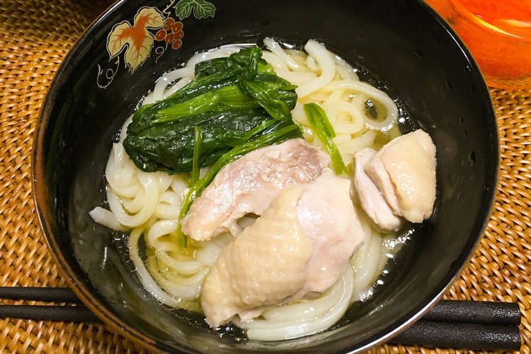 鶏肉とほうれん草の薄味出汁うどん レシピ 作り方 By Pengu1n クックパッド 簡単おいしいみんなのレシピが355万品