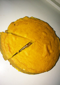 材料３つ☆簡単かぼちゃチーズケーキ