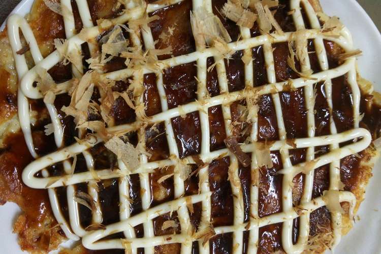 簡単自家製ソースのヘルシーお好み焼き レシピ 作り方 By かず さや クックパッド