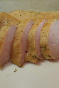 鶏胸肉で作るさっぱりスモークチキン