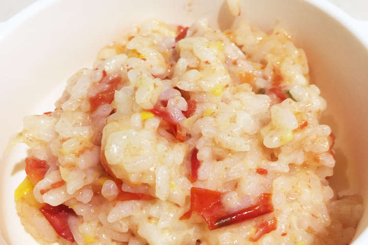 離乳食完了期 野菜たっぷりトマトリゾット レシピ 作り方 By Mirubin クックパッド 簡単おいしいみんなのレシピが373万品