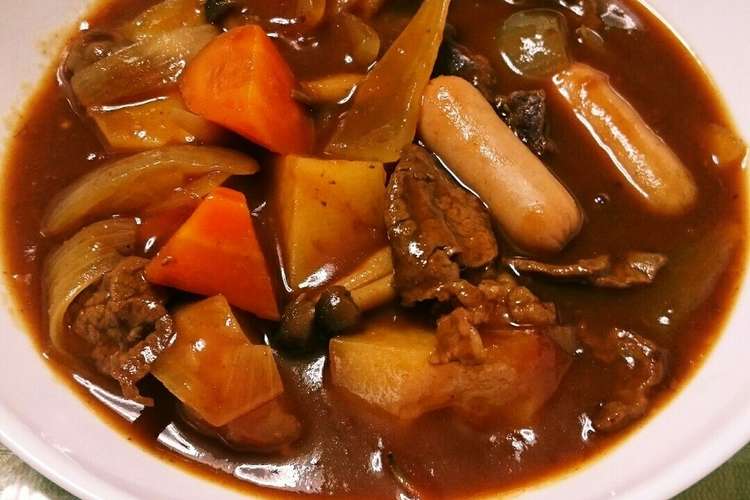 市販ルーと薄切り肉でお手軽ビーフシチュー レシピ 作り方 By のり子のおかず クックパッド 簡単おいしいみんなのレシピが352万品