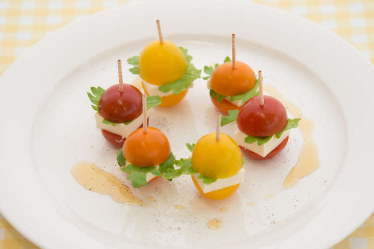 一口和風カプレーゼ レシピ 作り方 By 無農薬水耕野菜アプレ クックパッド 簡単おいしいみんなのレシピが350万品