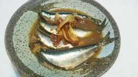 鰯の梅干煮