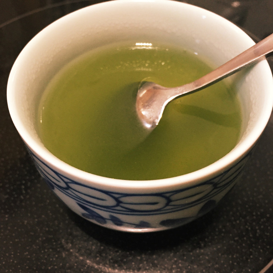 緑茶の葛湯の画像