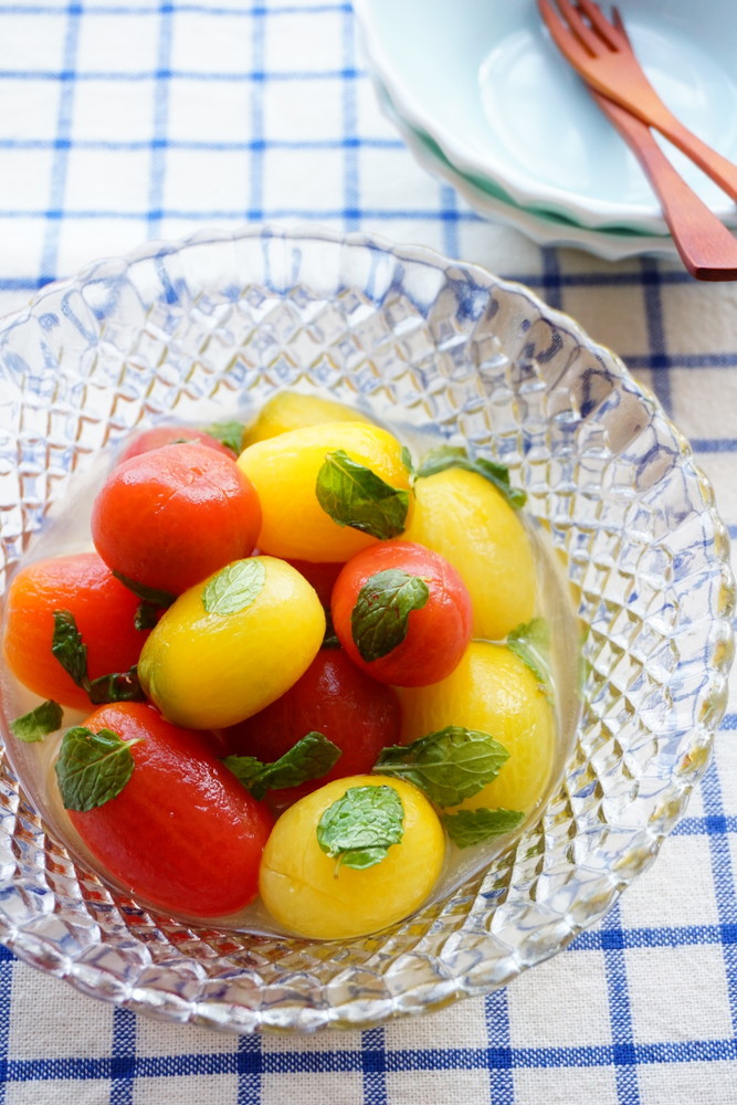 トマトのはちみつレモン漬けの画像