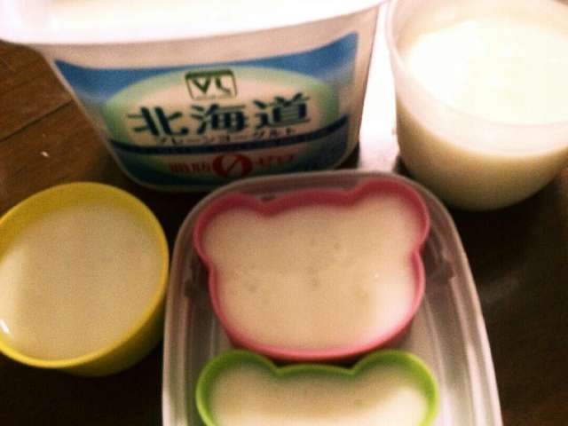 材料3つ フローズンヨーグルト レシピ 作り方 By U Mi N クックパッド