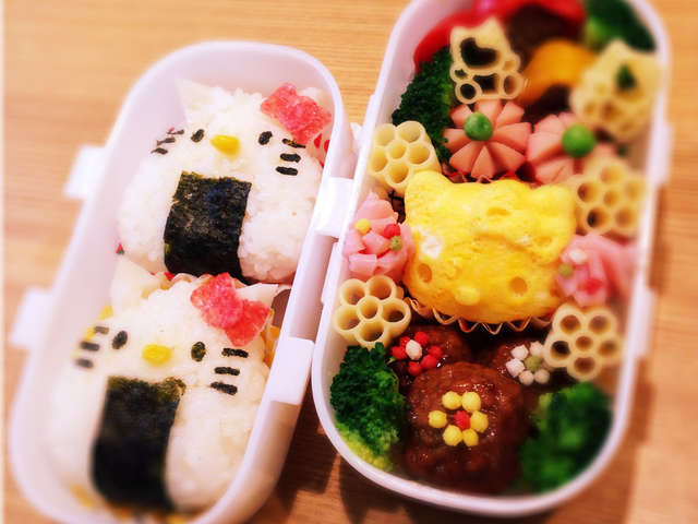 75 キティ キャラ 弁当 アニメ画像