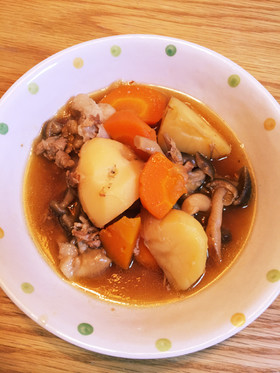 ☆圧力鍋使用☆めんつゆde肉じゃが