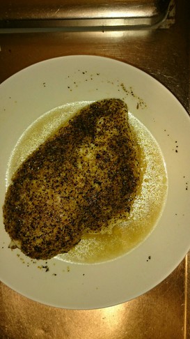 鳥むね肉☆レンジで簡単サラ○チキン風?