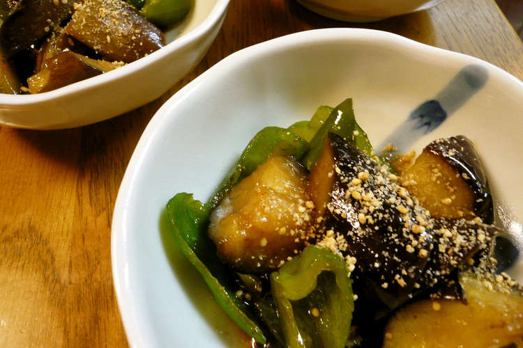 茄子とピーマンのめんつゆ炒め煮 レシピ 作り方 By おぶうさま クックパッド 簡単おいしいみんなのレシピが356万品