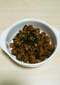 高野豆腐とごぼうの和風カレー