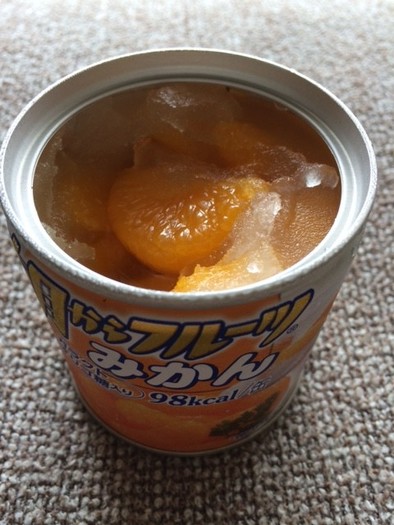 冷凍みかん缶の写真