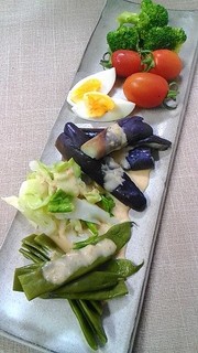 夏野菜の茹でサラダ♪の写真
