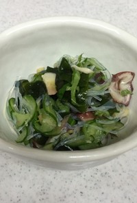 青じそとみょうがたっぷり酢の物