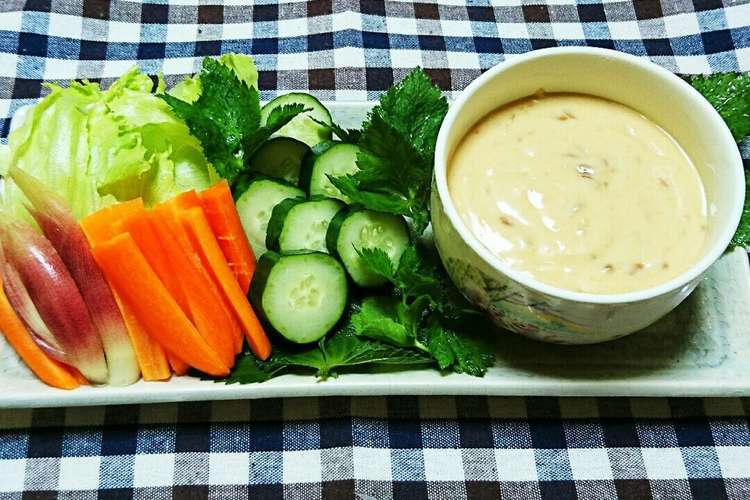 バーニャカウダ風のたれ レシピ 作り方 By 三つ葉つくし クックパッド 簡単おいしいみんなのレシピが361万品