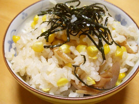 トウモロコシの炊き込みご飯!炊飯器で簡単