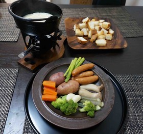 少し和風なチーズフォンデュ